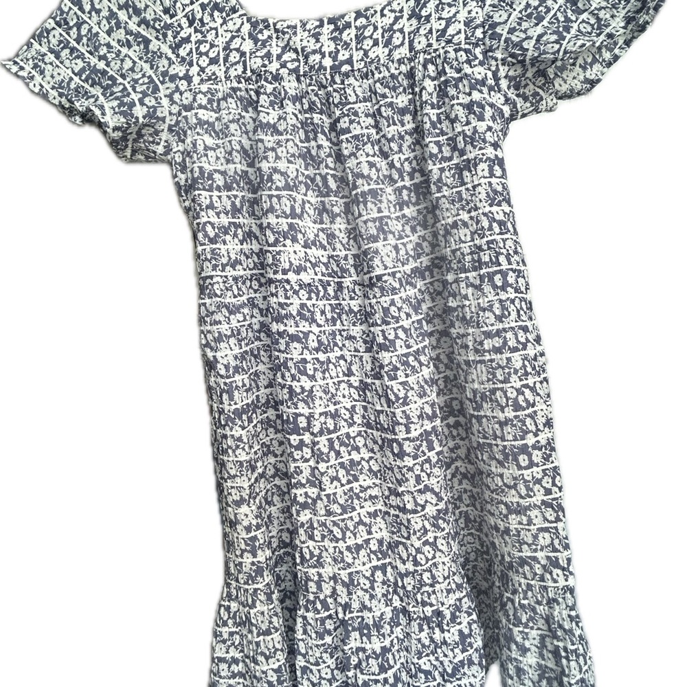 Rails Valentina Blue and White Printed Dress